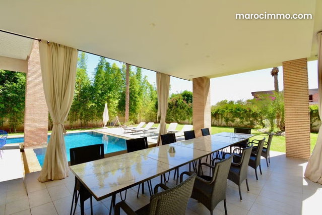 Villa contemporaine proche golf Amelkis Marrakech — 3
