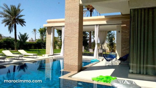 Villa contemporaine proche golf Amelkis Marrakech — 5