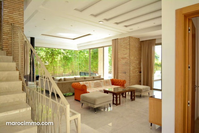 Villa contemporaine proche golf Amelkis Marrakech — 4