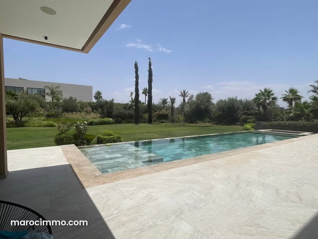Av villa contemporaine marrakech golf amelkis — 2