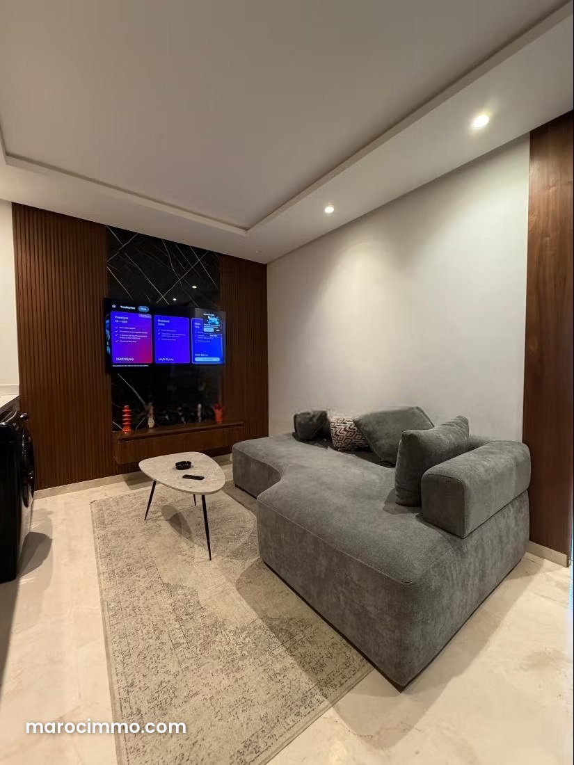 Furnished studio in Les Princesses, Casablanca, with garage and air conditioning — Casablanca