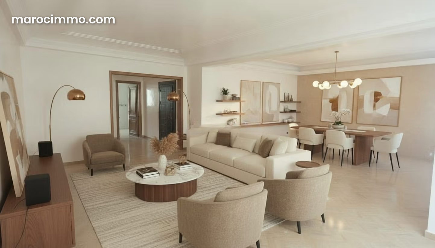 Appartement 180 m² avec terrasse, Gauthier, Casablanca — Casablanca