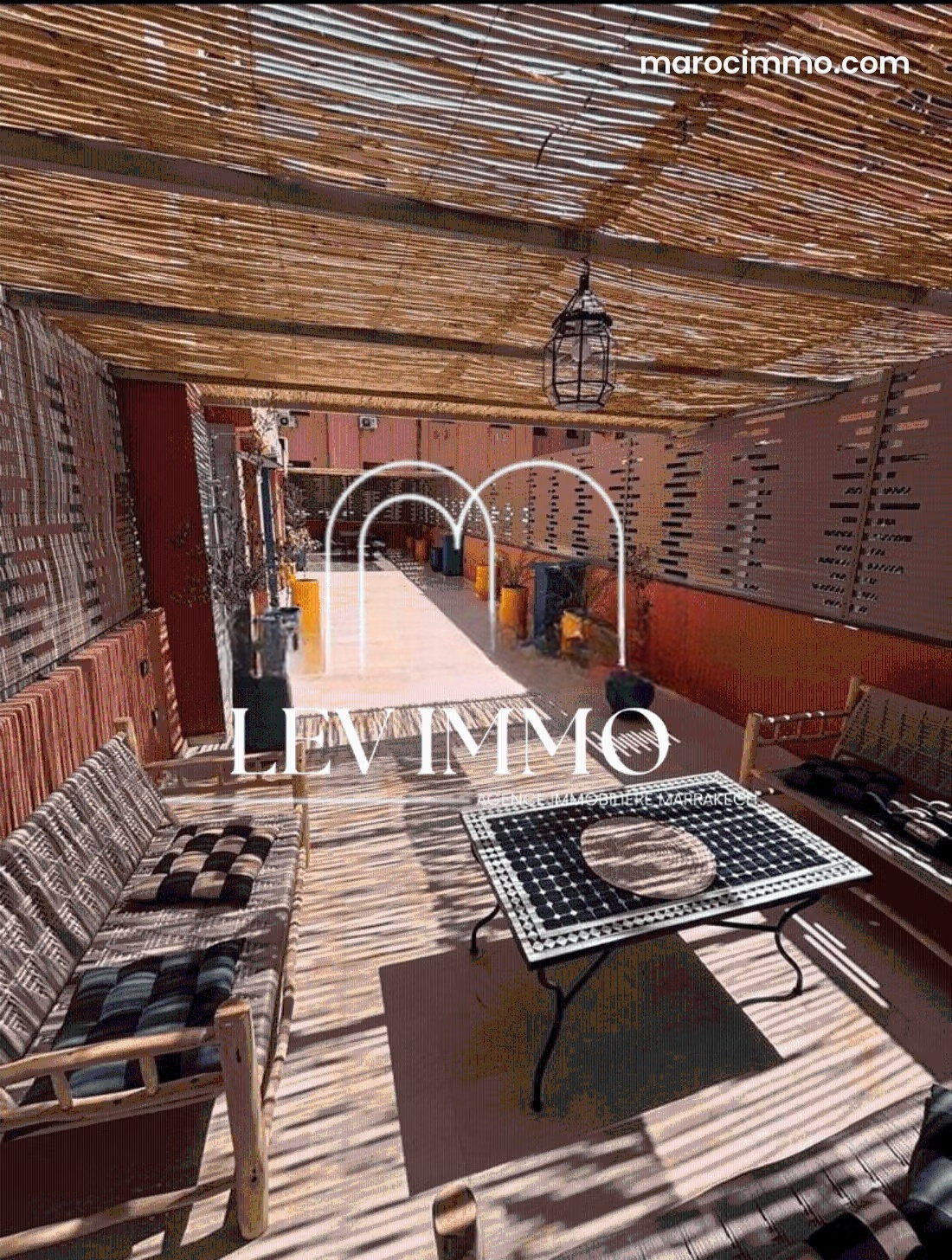 Furnished Apartment with Large Terrace in Gueliz, Marrakech — Marrakesh