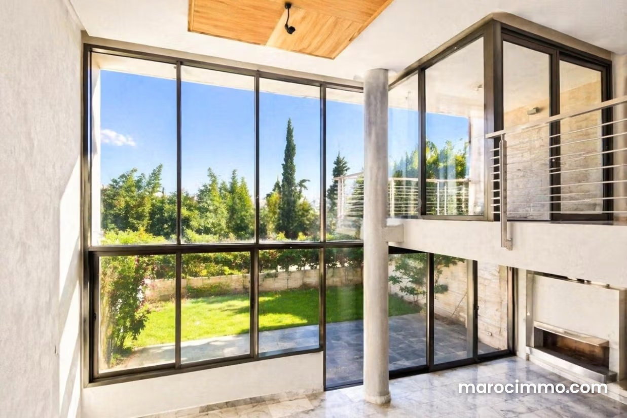 5-Room Duplex with Garden and Pool for Rent in Bouskoura, Ville Verte — Bouskoura