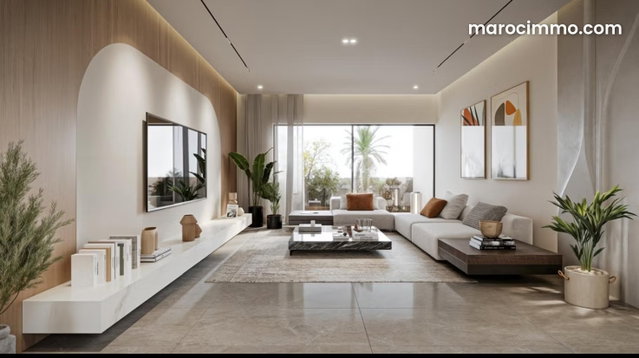 Appartement 4eme Etage à vendre projet neuf Guéliz Marrakech — 4