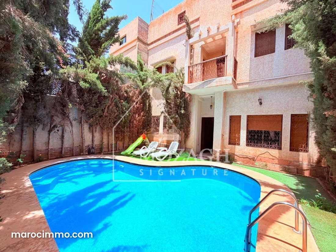 Villa meublée 4 chambres avec piscine, Hay Targa, Marrakech — Marrakech