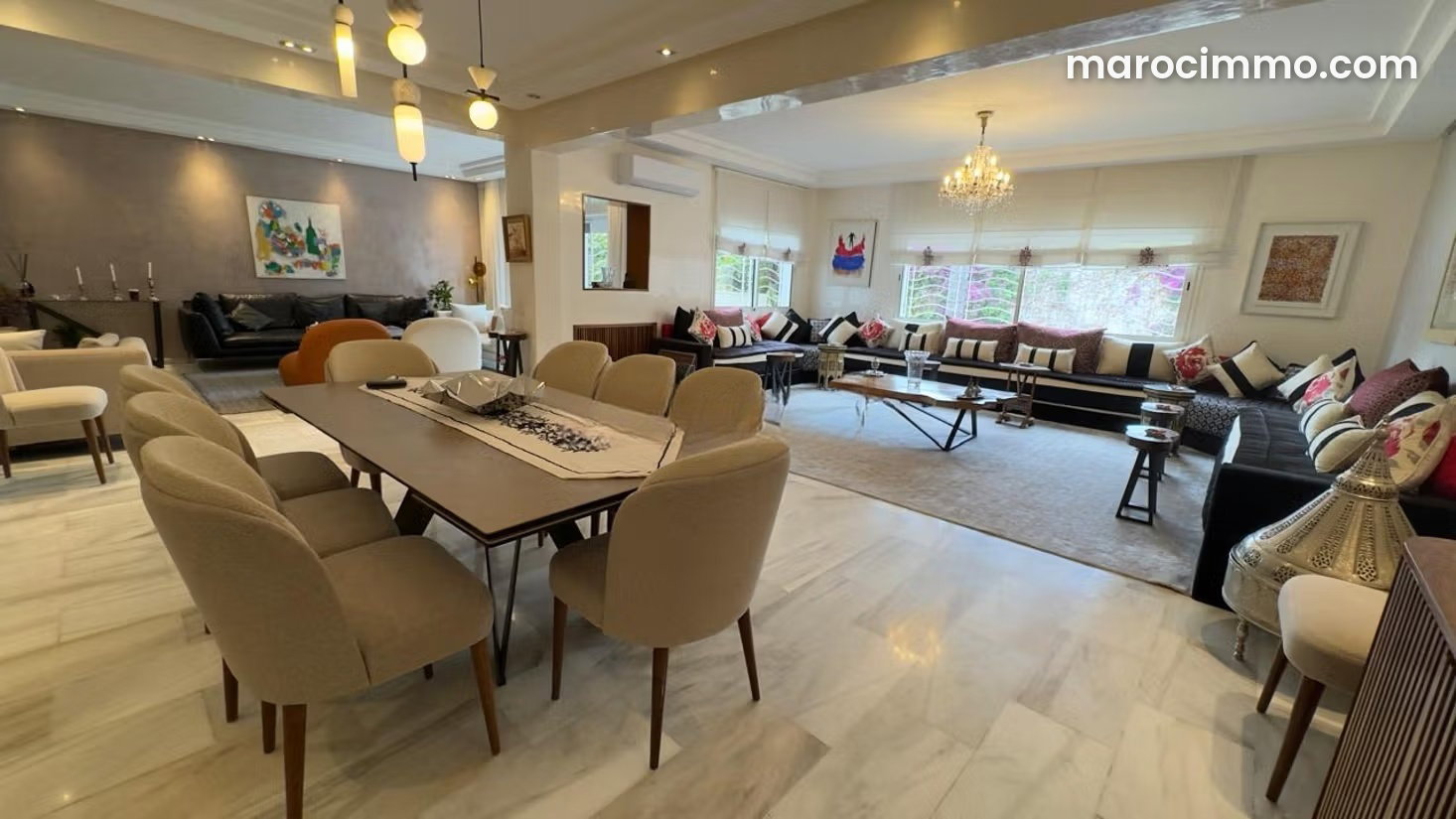 350 m² Apartment with Garden and Terraces, Aïn Diab, Casablanca — Casablanca