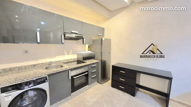 Modern 65m² Furnished Studio for Long-Term Rent in Guéliz, Marrakech — 3