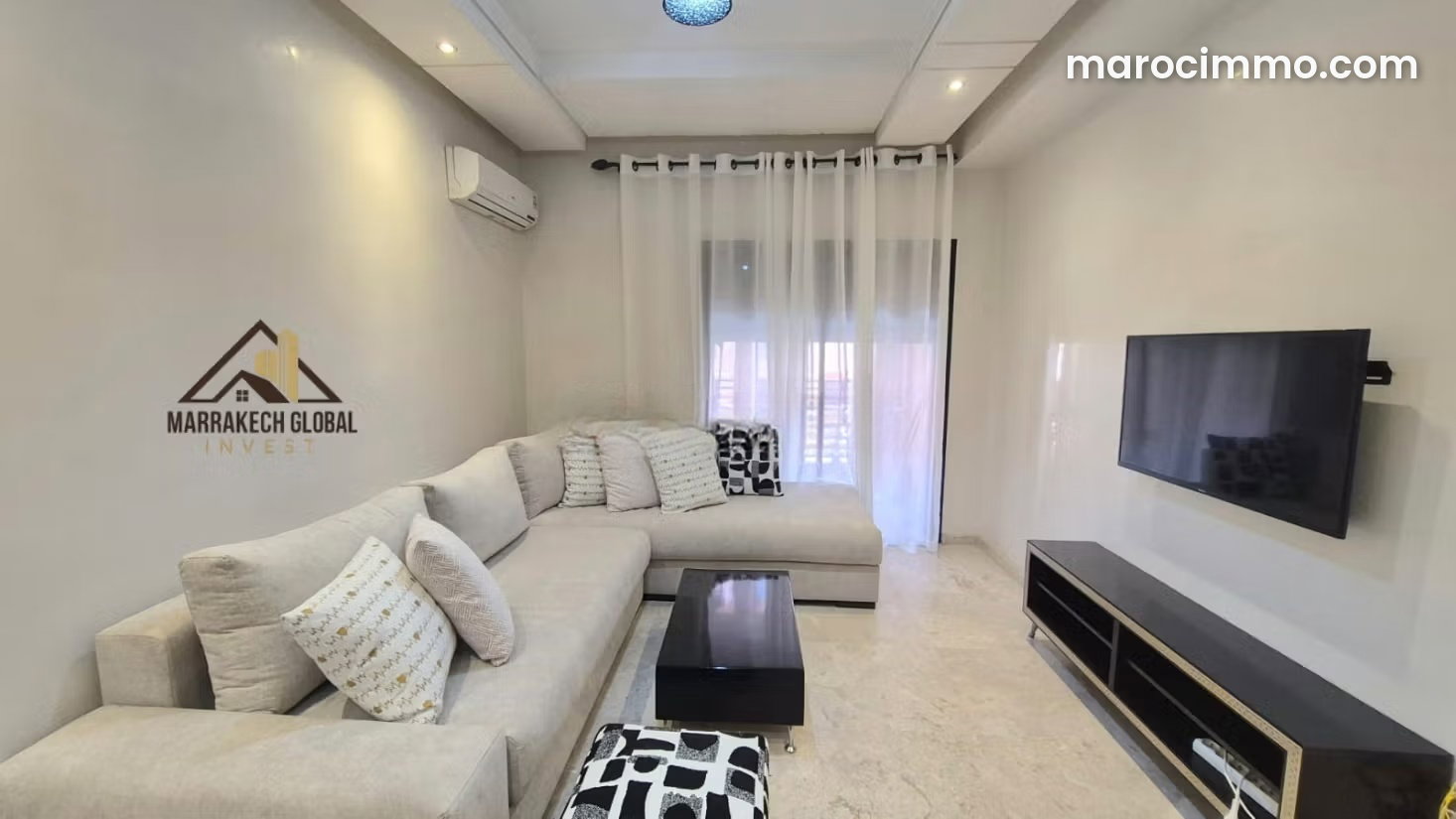 Appartement meublé 65 m², Guéliz, Marrakech — Marrakech