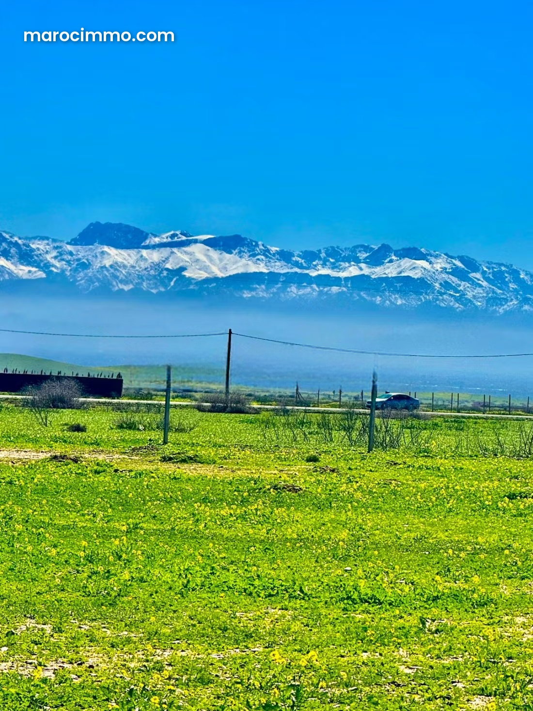 4.7 ha Plot on Route de Fès, Marrakech, Sought-After Tourist Area — Marrakesh