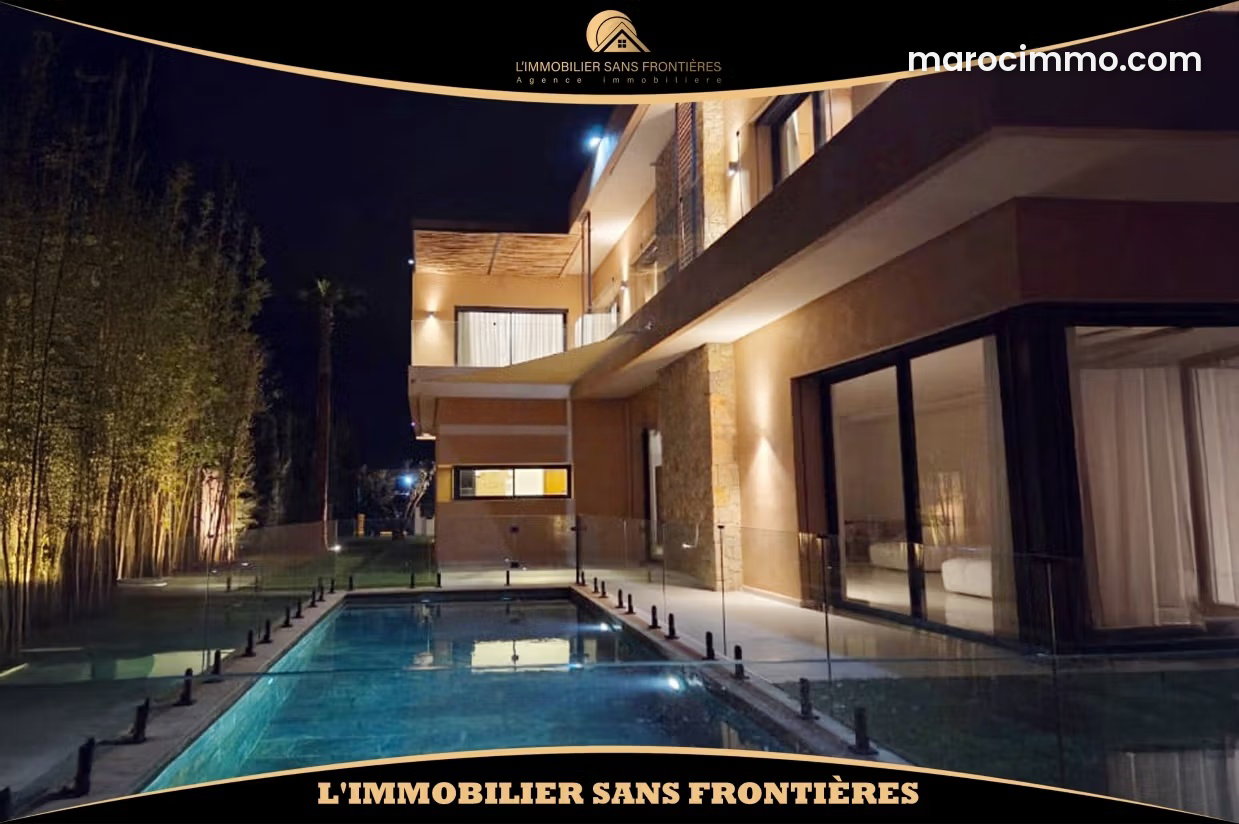 Villa 4 chambres avec piscine, Route de Tahanaoute, Marrakech — Marrakech