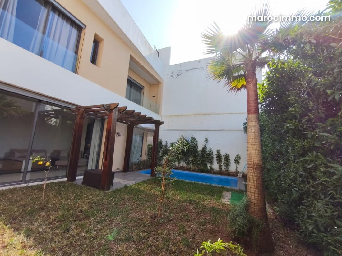 Villa meublée 4 chambres avec salles de bain privatives, Dar Bouazza — Dar Bouazza
