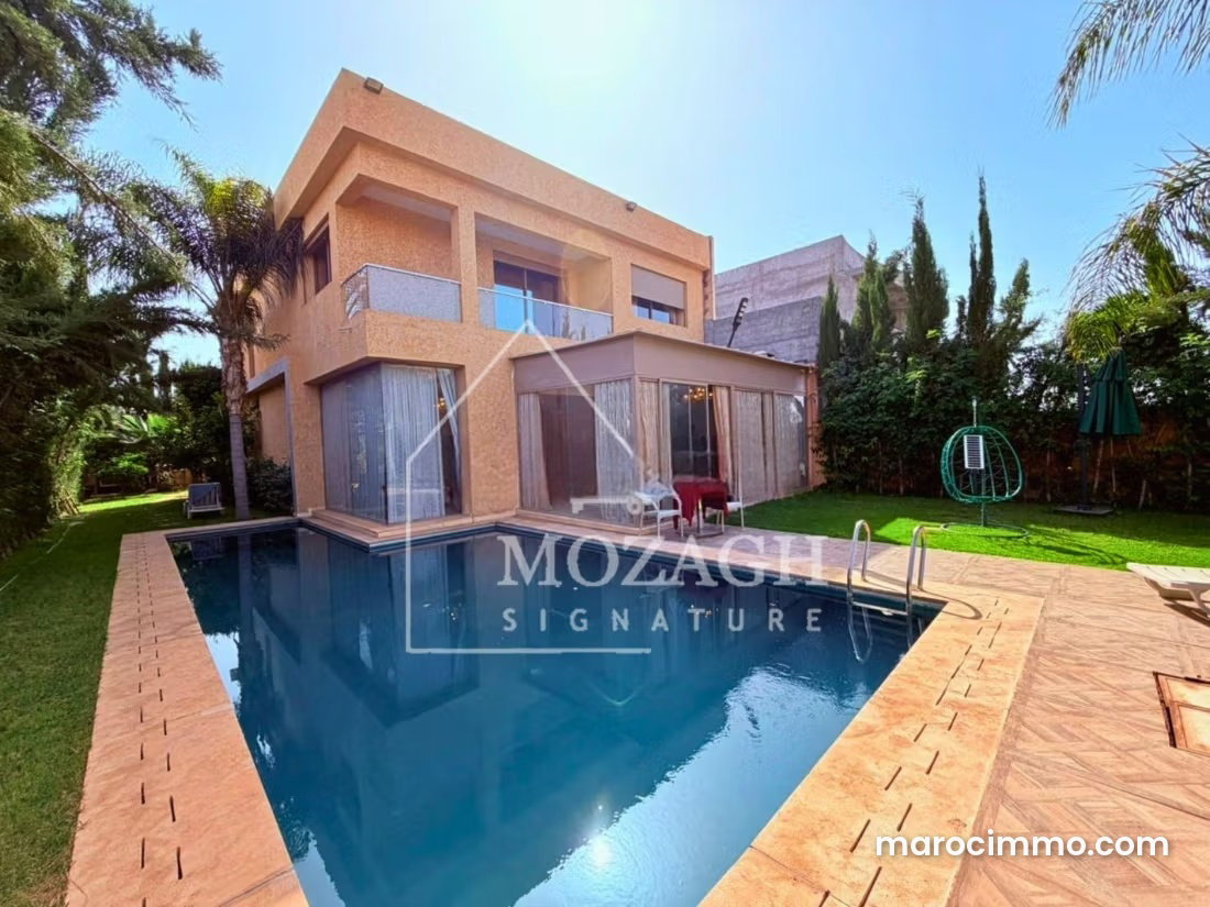 Villa meublée 500 m² avec piscine, Route de Casablanca, Marrakech — Marrakech