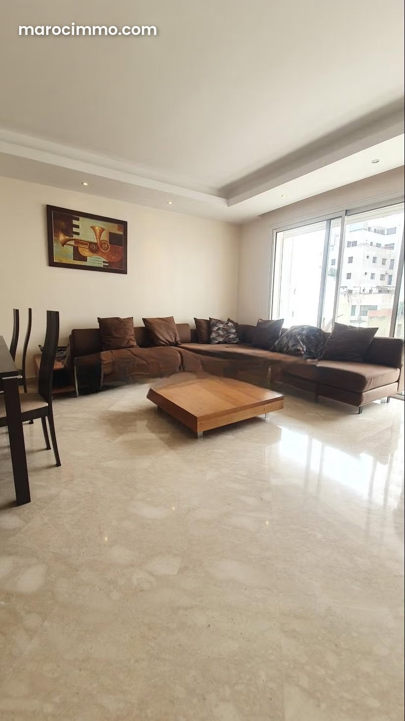 3-Bedroom Apartment for Rent, Racine, Casablanca — Casablanca
