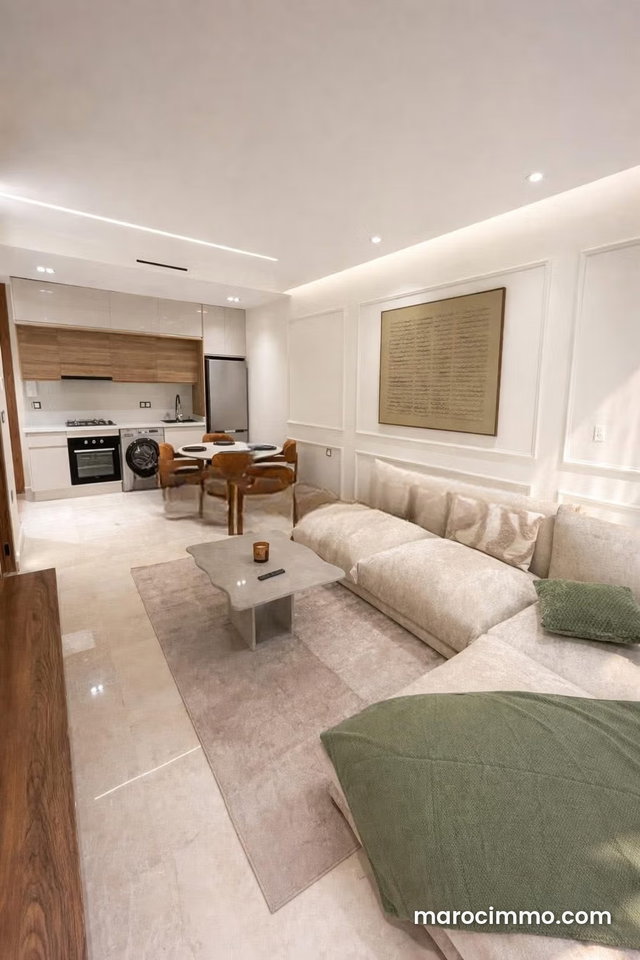 Vente d'un bel appartement à Oasis. 1 Pièce. Salon Marocain et antenne parabolique — 5
