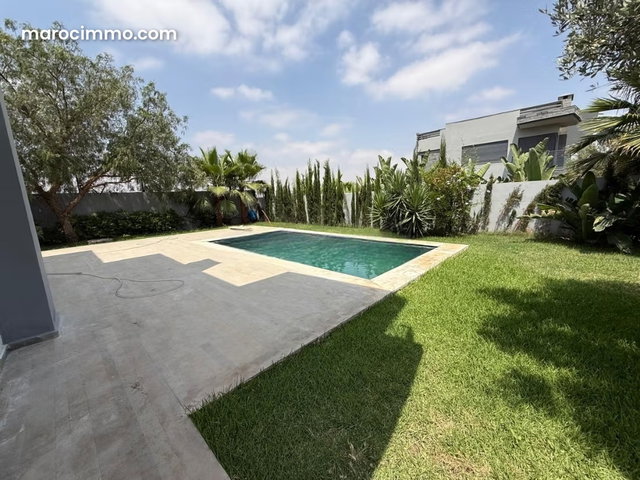 Bouskoura – Ville Verte Location villa 4 CH — 2