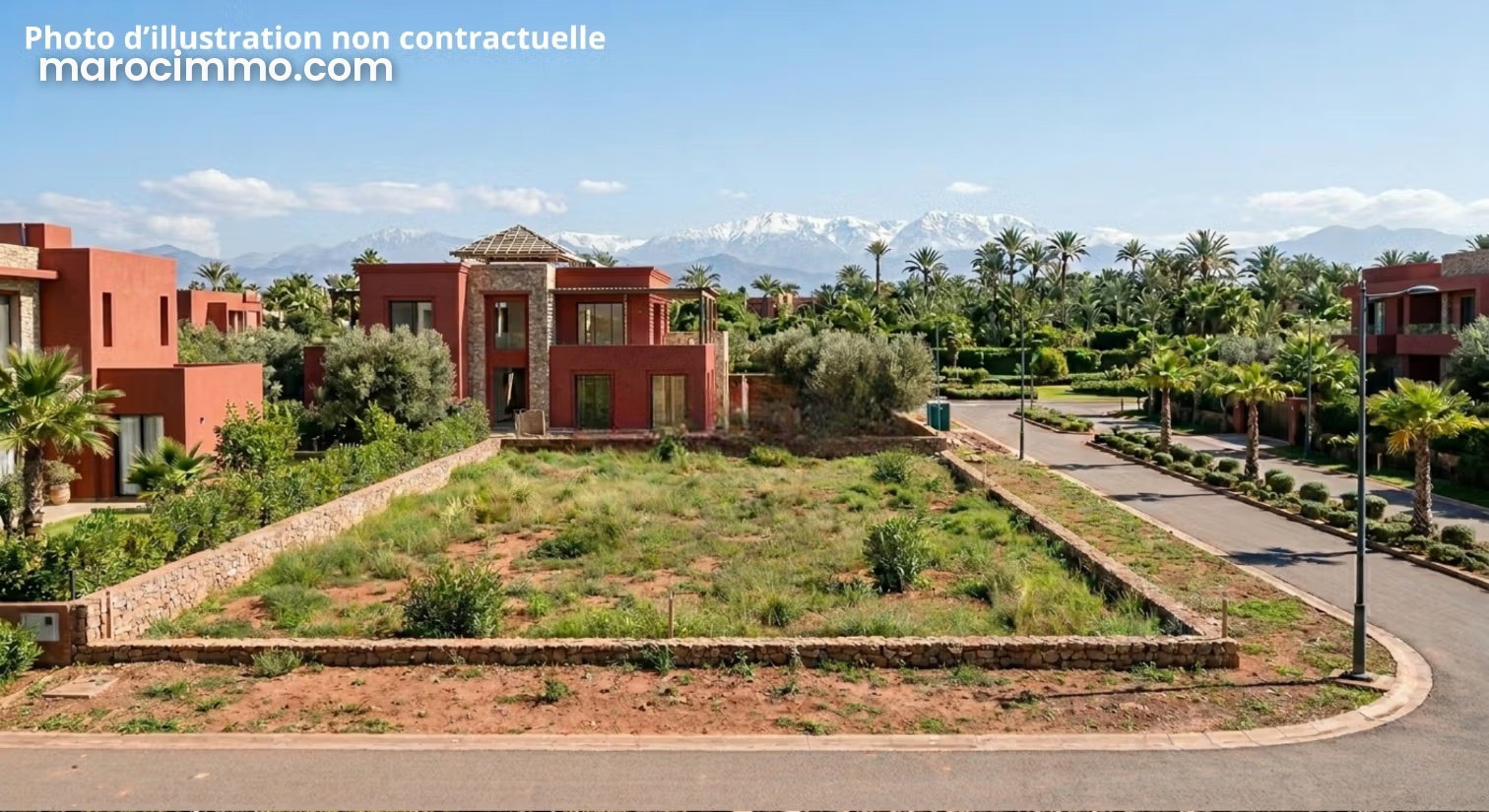 500 to 876 m² plots of land, Marrakech outskirts, secure R1 development — Marrakesh