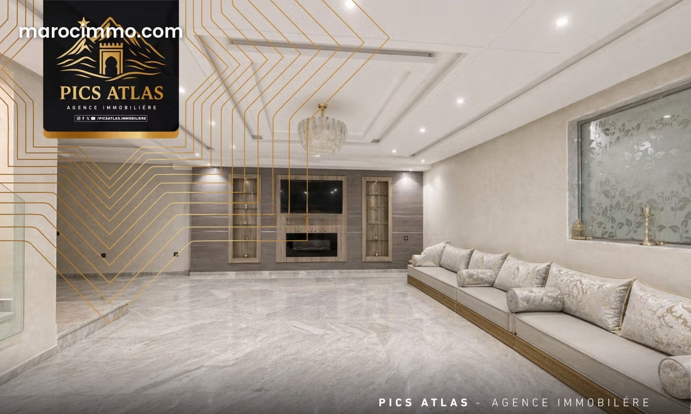 Furnished villa with garden, Oasis, Casablanca for sale — Casablanca