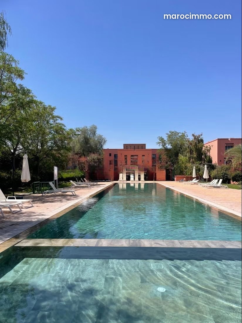 Furnished 126 sqm apartment with terrace in Amelkis, Marrakech — Marrakesh