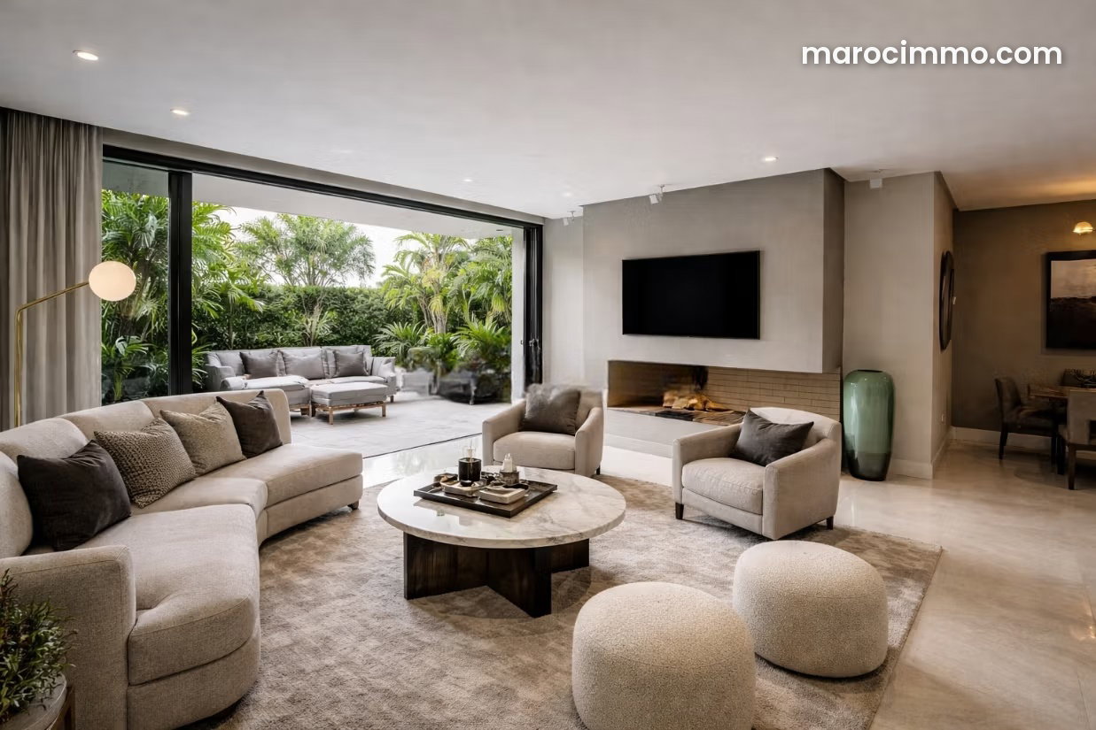 260 sqm apartment, 3 bedrooms with en-suite bathrooms, Racine — Casablanca