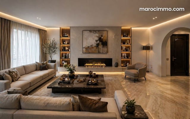 Sale of a beautiful apartment in Golden Triangle. 5 bedrooms — Casablanca