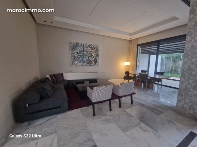 Location villa isolée de luxe à Ville Verte. 6 pièces. Meublé — Bouskoura
