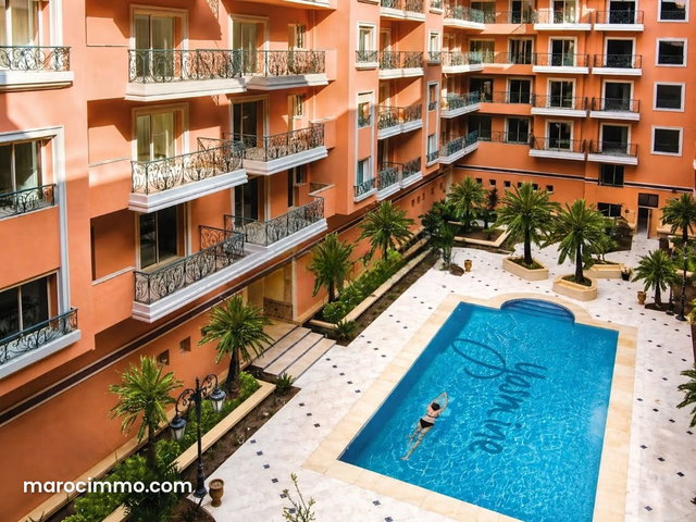 Appart 101m² piscine prèsSemlalia Majorelle Gueliz — 2