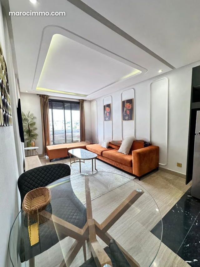Superbe appartement à louer à Les princesses. Surface totale 55 m². Bien meublé — الدار البيضاء