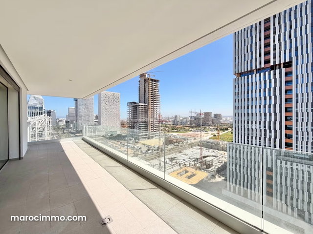 Superbe appartement à louer à Casablanca Finance City. Surface totale 170 m² — 2