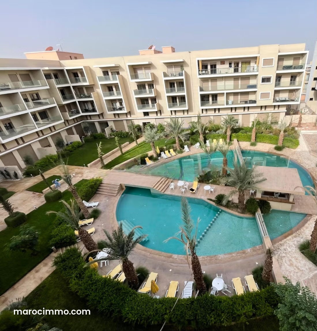 56 sqm Furnished Apartment with Swimming Pool, Casablanca Road, Marrakech — Marrakesh