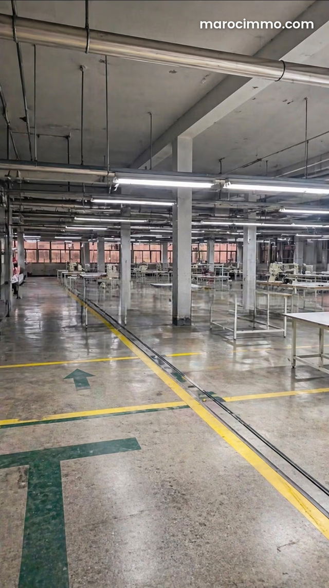 For Rent – Moghogha Industrial Zone Factory – Tanger — Tangier