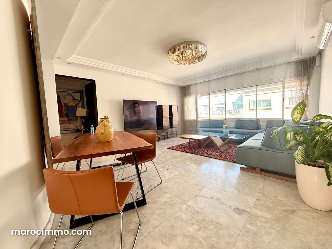 Appartement meublé avec terrasse à louer à Gauthier Casablanca — Casablanca