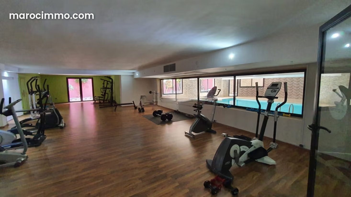 Appartement 3 pièces meublé avec piscine, Route de Casablanca — Marrakech