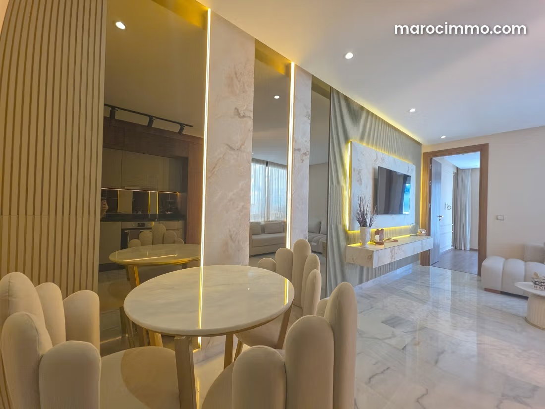 Appartement meublé 2 pièces à louer, Racine, Casablanca — Casablanca