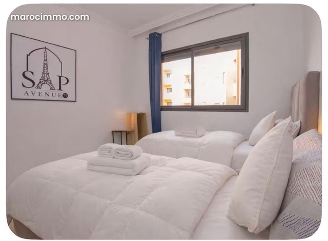 Appartement à louer à Samlalia. 2 chambres agréables. Meublé — 5
