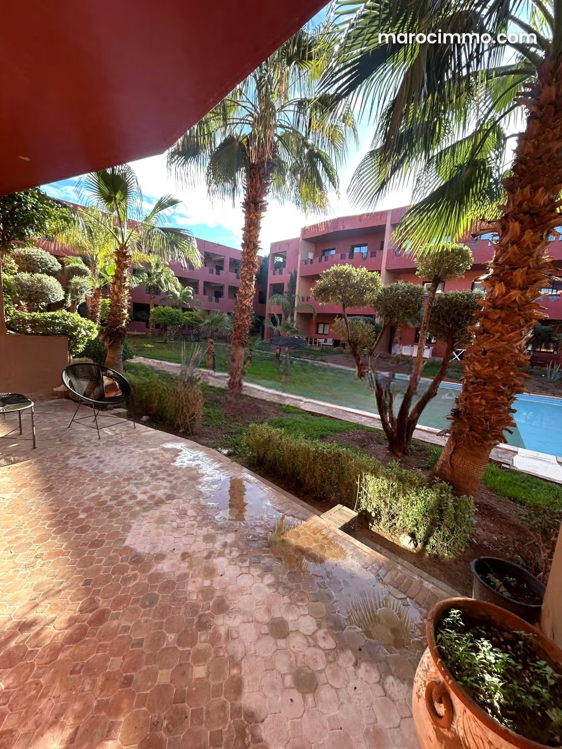 Furnished Apartment with Terrace and Pool in Marrakech — Marrakesh