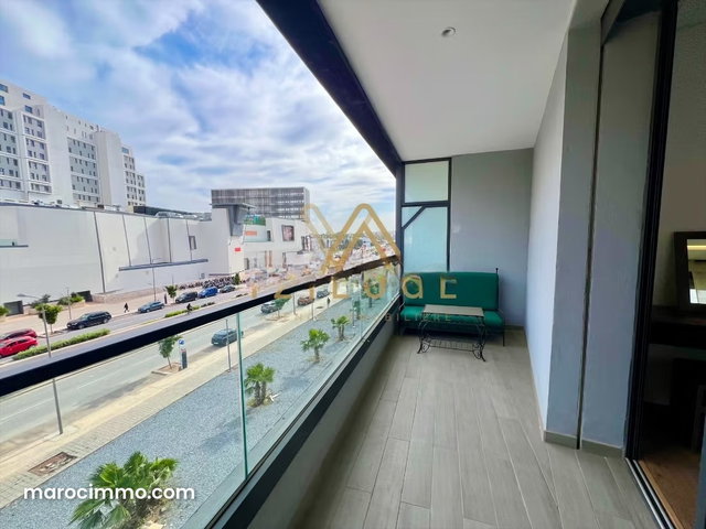 Superbe appartement à louer à Casablanca Finance City. Superficie 110 m². Ascenseur et terrasse — 2