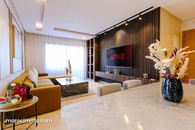 Superbe appartement à louer à Agdal. Superficie 109 m². Meublé — 3