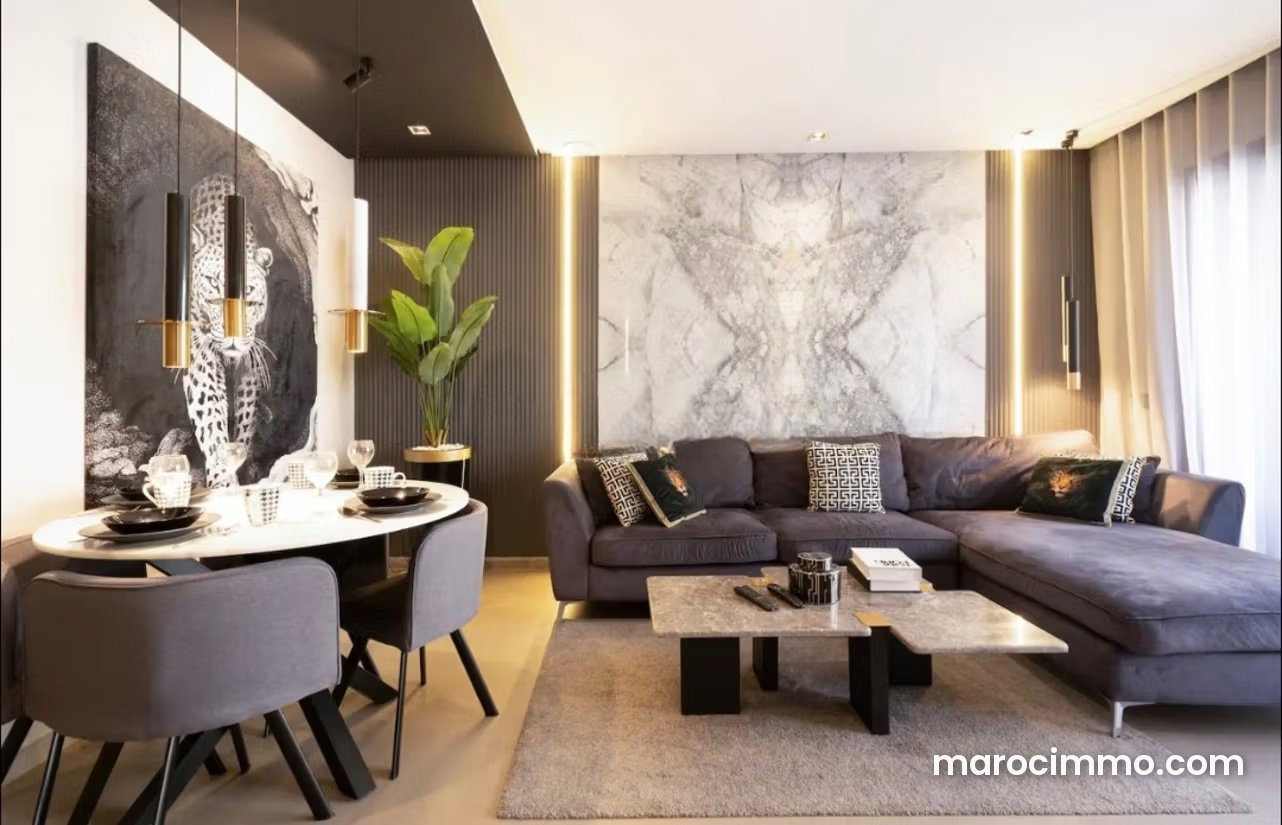 Furnished 103 sqm Apartment in Bourgogne, Casablanca — Casablanca