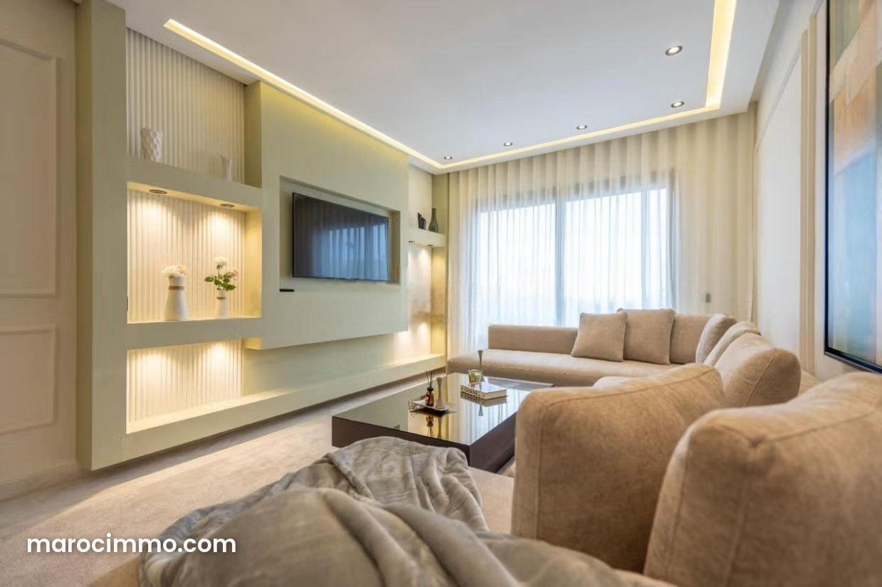 Furnished 3-Bedroom Apartment for Rent in Aïn Diab, Casablanca — Casablanca