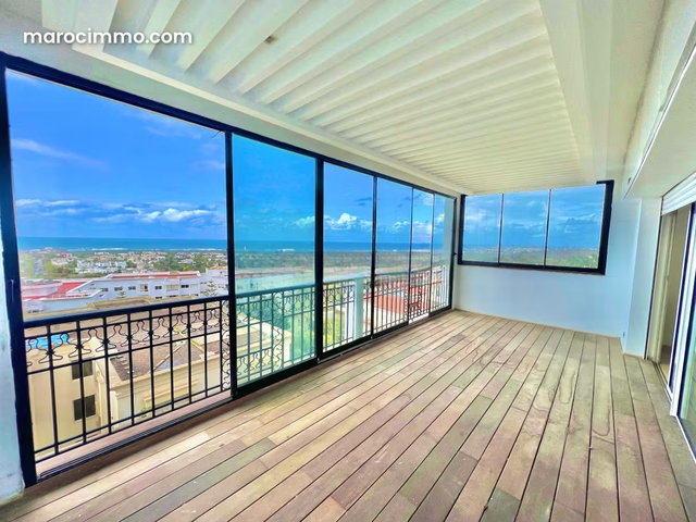 Luxurious 3-Bedroom Apartment with Sea View in Ain Diab — 3