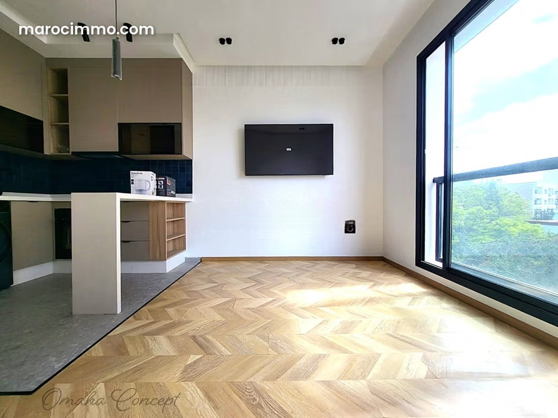 Studio meublé 40 m², climatisé, Palmier, Casablanca — Casablanca