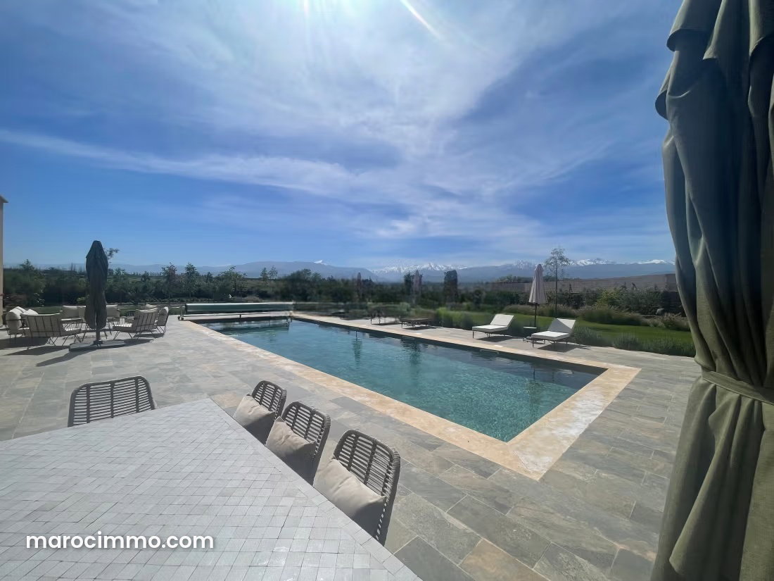 450 m² Villa Facing the Atlas Mountains, Ourika Road, Marrakech — Marrakesh