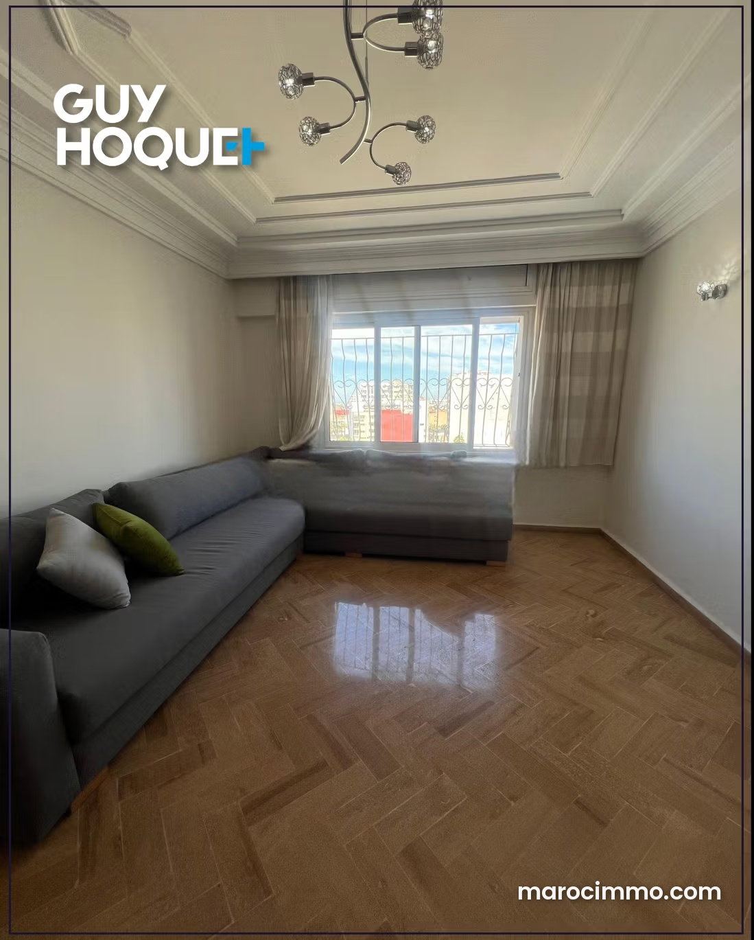 4-Room Apartment in Gauthier, Casablanca, with Hassan II Mosque View — Casablanca