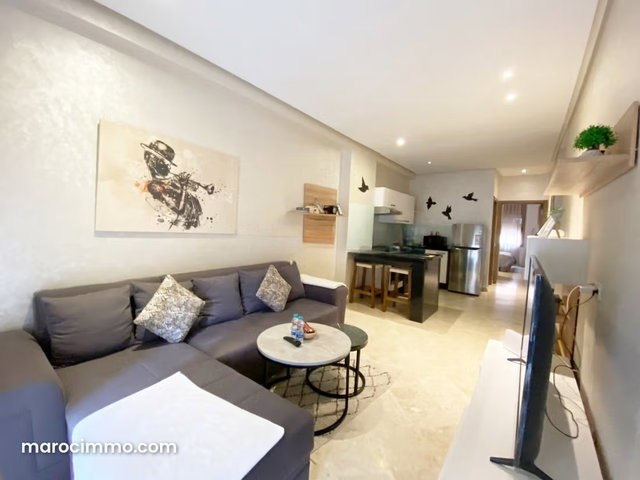 Studio moderne avec balcon au centre de Guéliz — 5