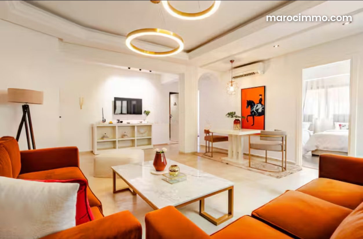 Appartement meublé 90 m², 2 chambres, Route de Casablanca, Marrakech — Marrakech