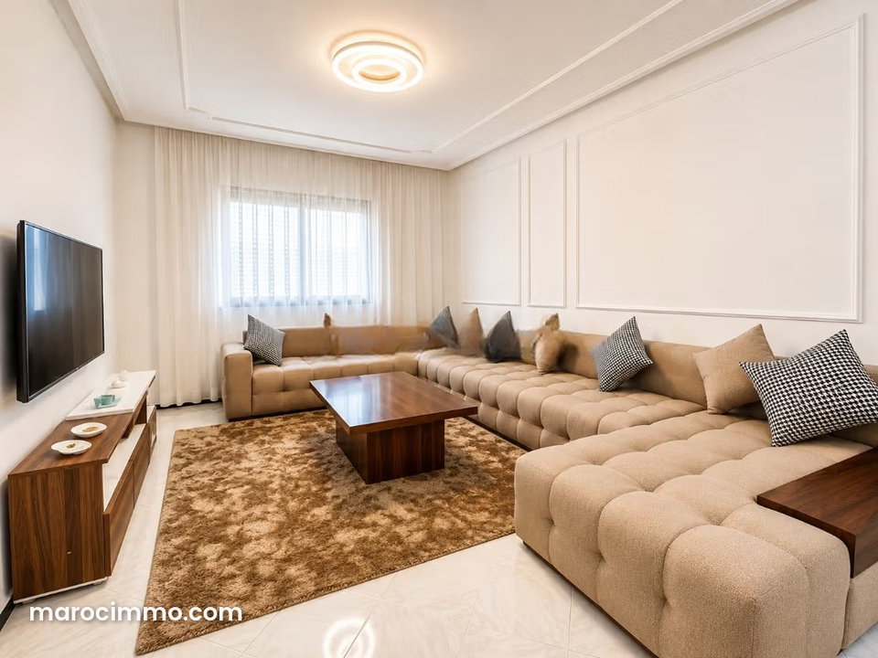 Appartement en location à Agdal. 3 pièces confortables. Bien meublé