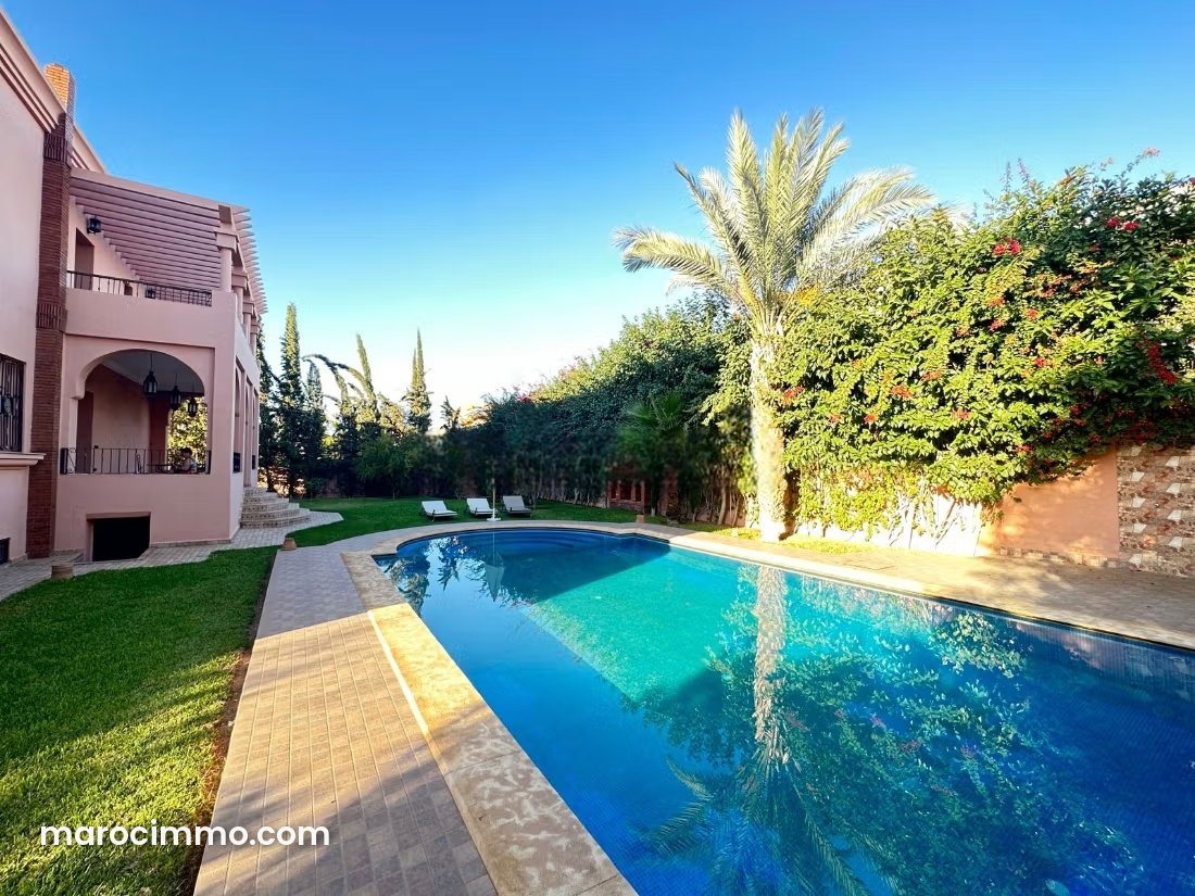 Villa 600 m² avec piscine et jardin, Hay Targa, Marrakech — Marrakech