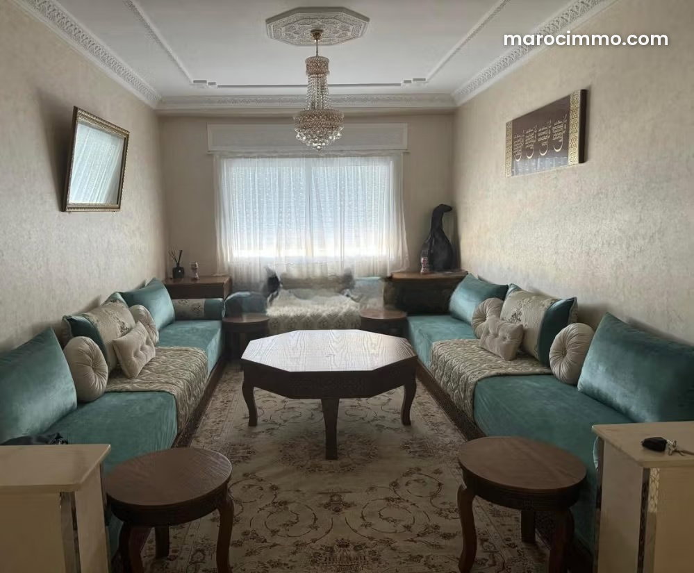 Furnished apartment with terrace for rent in Branes 1, Tangier — Tangier