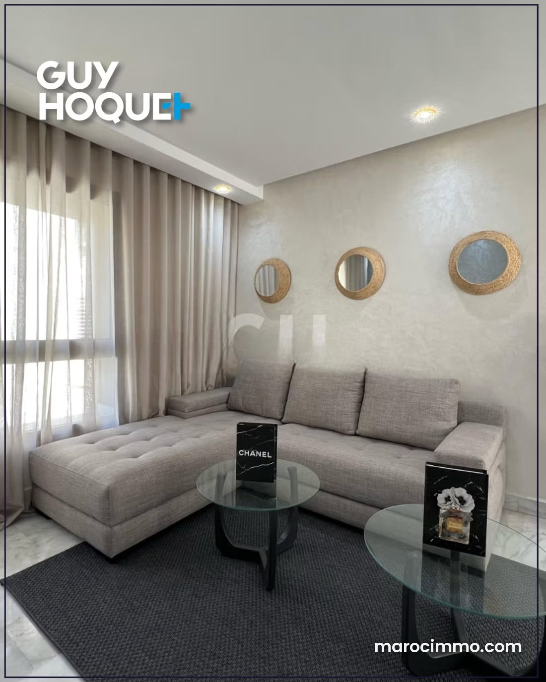 Furnished Apartment with Garden for Rent in Bourgogne, Casablanca — Casablanca